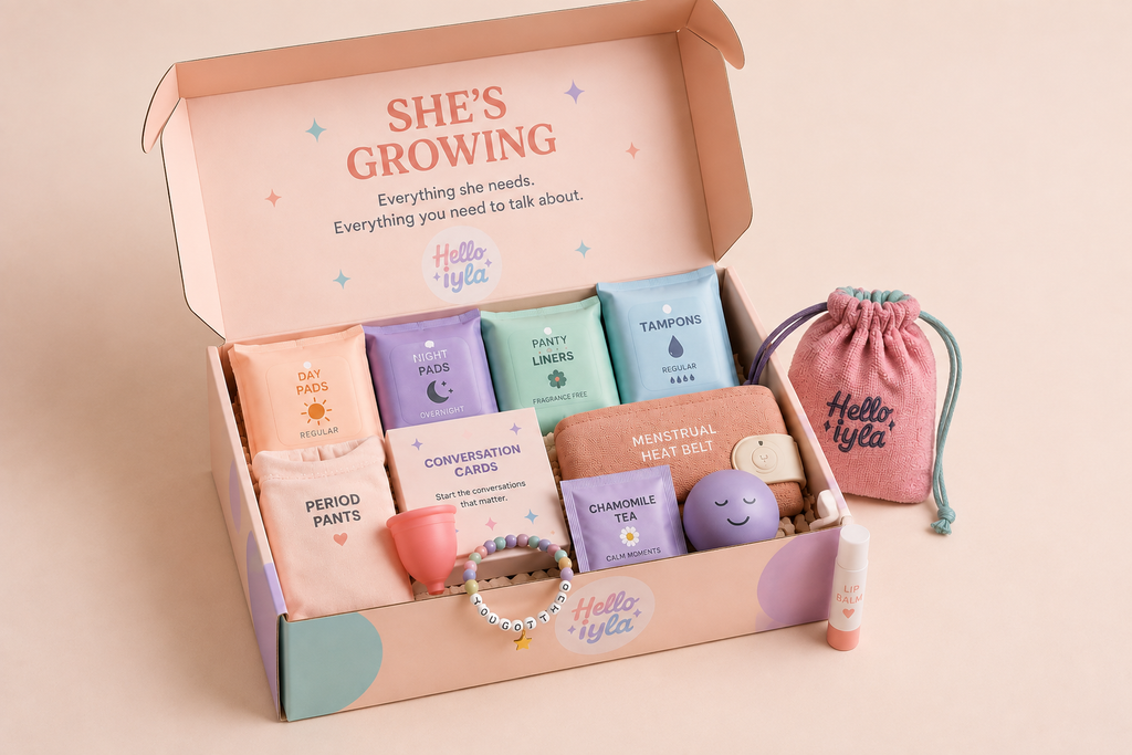 She's Growing™ — The Complete First Period Starter Box