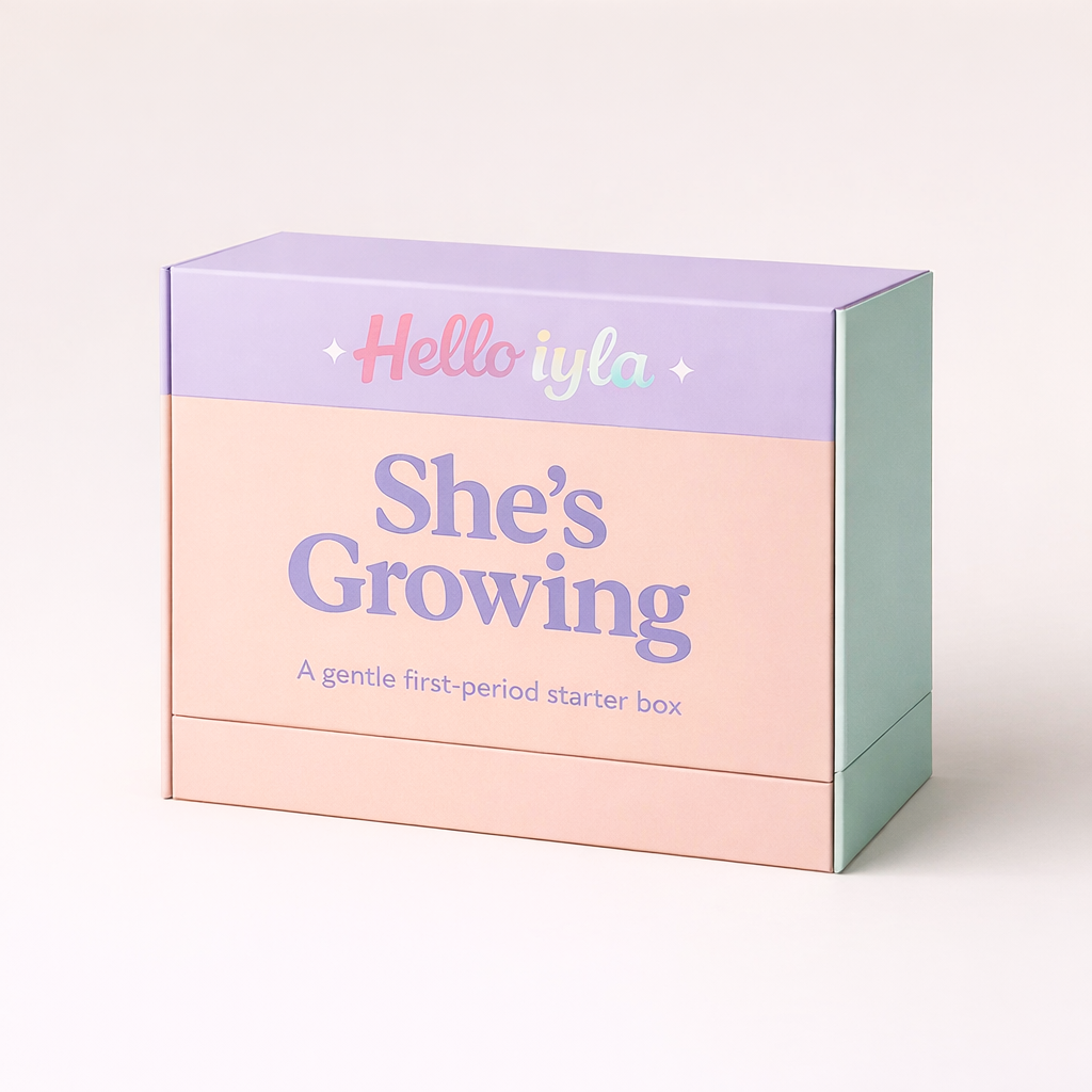 She's Growing™ — The Complete First Period Starter Box
